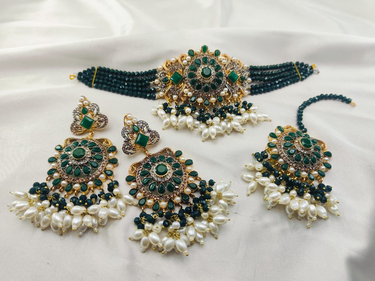 Real Stones Neacklace Set