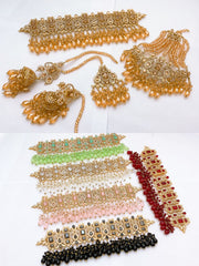 Native Made Real Stones Bridal Set