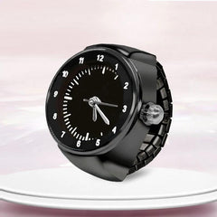 Stainless Steel Ring Watch