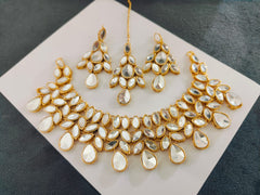Sheesha Kundan Stones Party Set