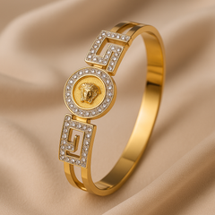 The Rose Gold Pave Marquise Bracelet (Xuping)