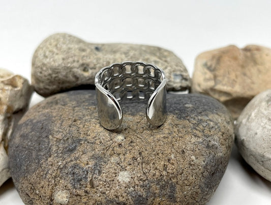 Stainless Steel Ring Silver