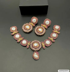 Yasmine Luxe Midnight Pearl Set