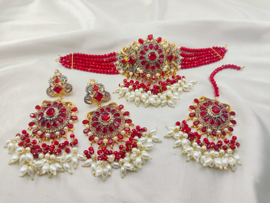 Real Stones Neacklace Set