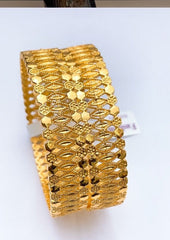 China Gold 2Pieces Bangles Set