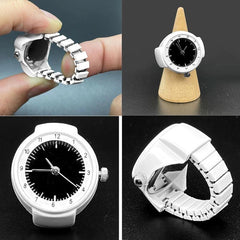 Stainless Steel Ring Watch