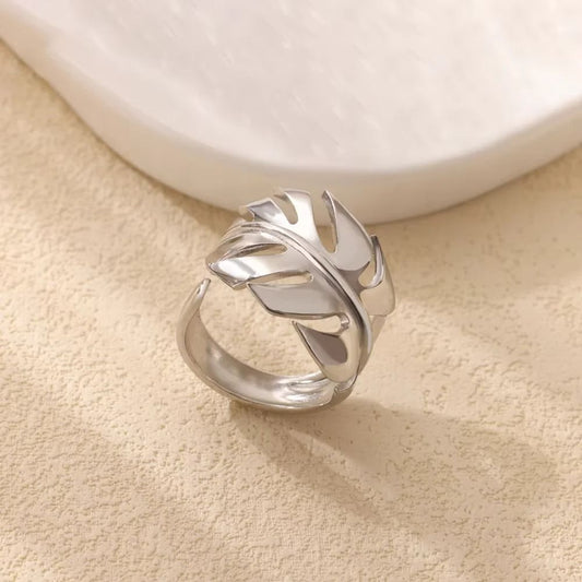 Stainless Steel Ring Silver