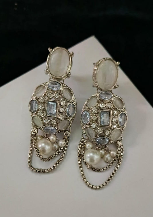 Stones Earrings Handmade