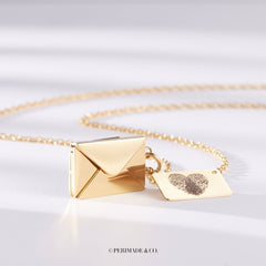 Perimade Custom Love Letter Envelope Pendant – The Perfect Anniversary Gift