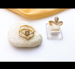 One Caret Real Stones Rings 9 Designs