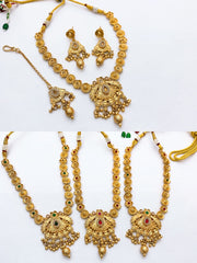 Rajwari Indian Neacklace Set in Real Stones