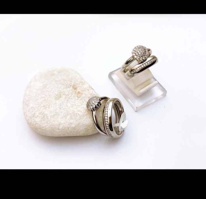 One Caret Real Stones Rings 9 Designs