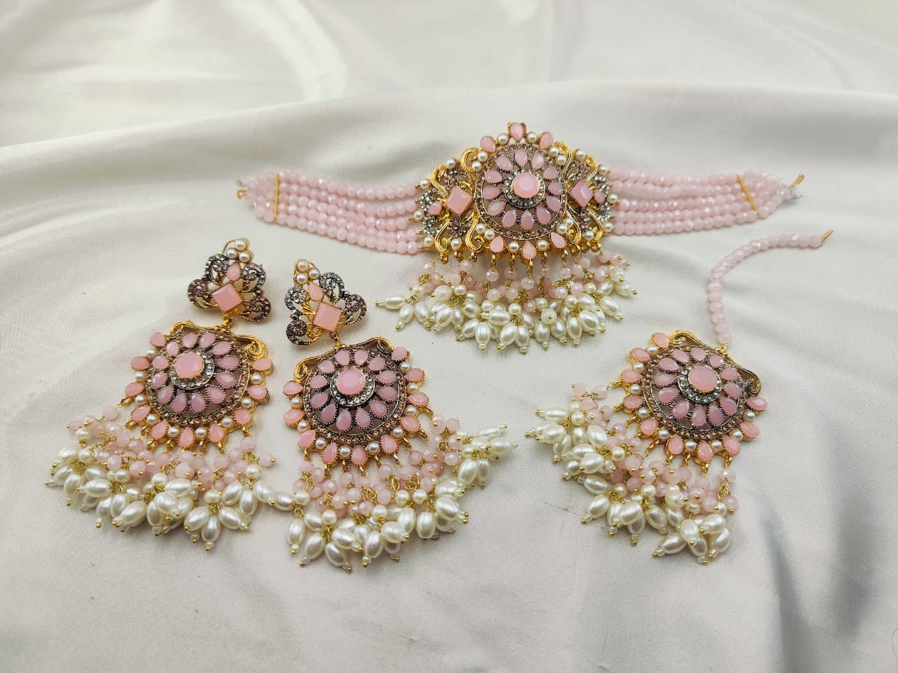 Real Stones Neacklace Set