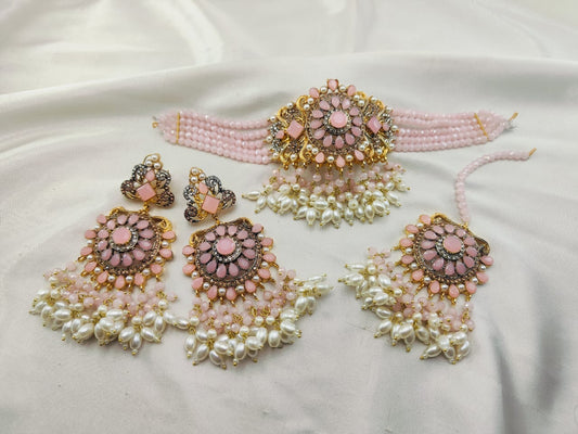 Real Stones Neacklace Set